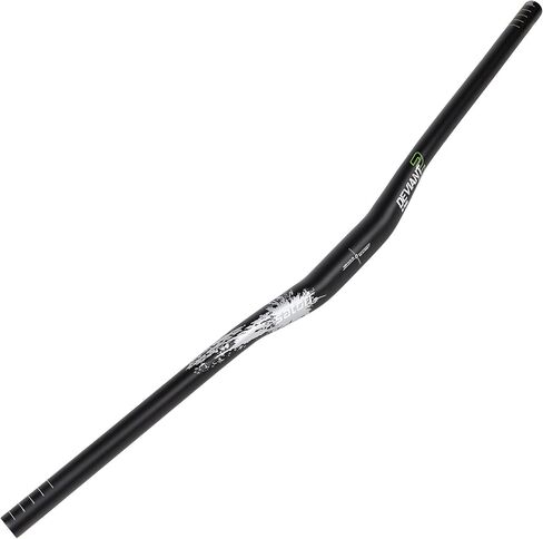 Satori DEVIANT Flat Riser Handlebar for MTB Mountain Bike Downhill & Enduro Bicycle AL7050 Aluminum Alloy 7 Degree Sweep 31.8mm Clamp - Rise 10mm - Width 720mm in Saudi Arabia