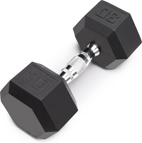 Marcy Inspire Rubber Hex Dumbbell - Available for 25lb - 50lb in Kuwait