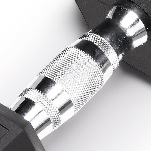 Marcy Inspire Rubber Hex Dumbbell - Available for 25lb - 50lb in Kuwait