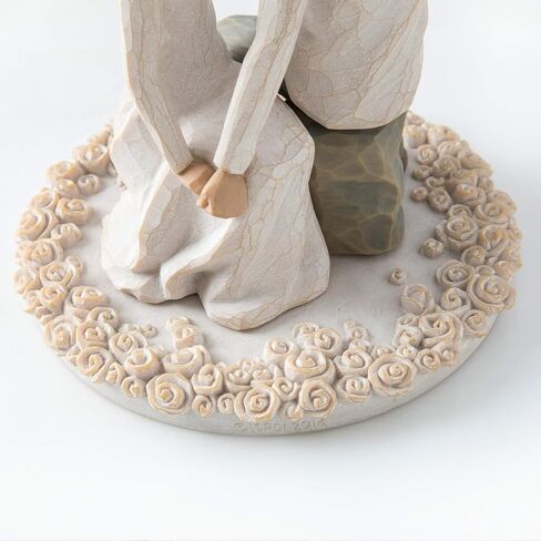 Willow Tree Around You, sculpted hand-painted cake topper in Saudi Arabia