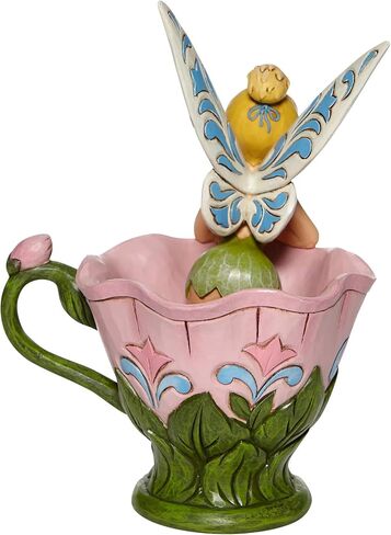 Enesco Disney Traditions من Jim Shore Tinker Bell يجلس في تمثال زهرة، 6.25 بوصة، متعدد الألوان in Saudi Arabia