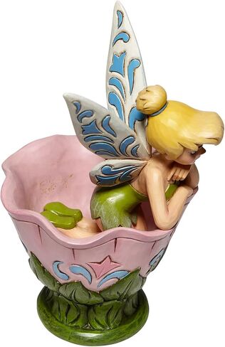 Enesco Disney Traditions من Jim Shore Tinker Bell يجلس في تمثال زهرة، 6.25 بوصة، متعدد الألوان in Saudi Arabia