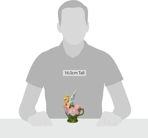 Enesco Disney Traditions من Jim Shore Tinker Bell يجلس في تمثال زهرة، 6.25 بوصة، متعدد الألوان in Saudi Arabia