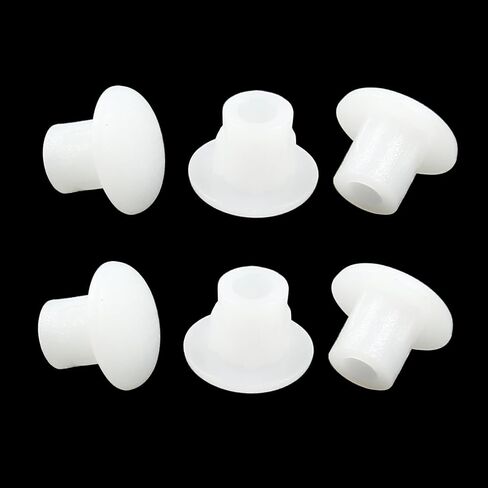 BokWin 100 Pcs White Hole Plugs 10mm/0.39 Inch Plastic Hole Covers Small Hole Plug for Kitchen Cabinet Desk Shelves in Saudi Arabia