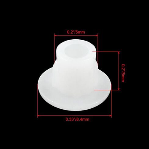 BokWin 100 Pcs White Hole Plugs 10mm/0.39 Inch Plastic Hole Covers Small Hole Plug for Kitchen Cabinet Desk Shelves in Saudi Arabia