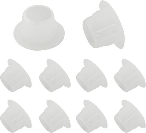 BokWin 100 Pcs White Hole Plugs 10mm/0.39 Inch Plastic Hole Covers Small Hole Plug for Kitchen Cabinet Desk Shelves in Saudi Arabia