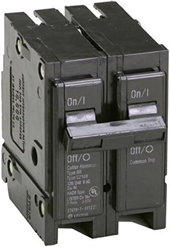 Eaton BR260 Breaker, 60A, 2P, 120/240V, Type BR, 10 kAIC in Saudi Arabia