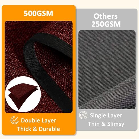 Joywell Sofa Armrest Organizer, Remote Control Holder for Recliner Couch, Arm Chair Caddy with 5 Pockets for Magazine, Tablet, Phone, iPad, Burgundy in Saudi Arabia