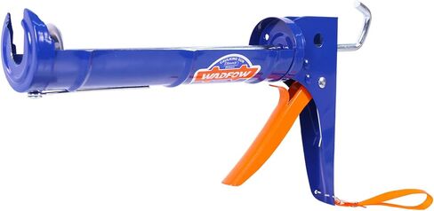 Caulking Gun, No Drip Caulk Gun,9" Drip Free Adjustable Hand Caulking Gun with Comfort Grip and 360° Rotary Design, Smooth Round Rod for 10oz Caulk Tubes,WCG4109D, Blue in Saudi Arabia