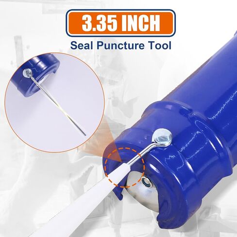 Caulking Gun, No Drip Caulk Gun,9" Drip Free Adjustable Hand Caulking Gun with Comfort Grip and 360° Rotary Design, Smooth Round Rod for 10oz Caulk Tubes,WCG4109D, Blue in Saudi Arabia