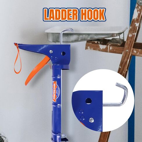 Caulking Gun, No Drip Caulk Gun,9" Drip Free Adjustable Hand Caulking Gun with Comfort Grip and 360° Rotary Design, Smooth Round Rod for 10oz Caulk Tubes,WCG4109D, Blue in Saudi Arabia