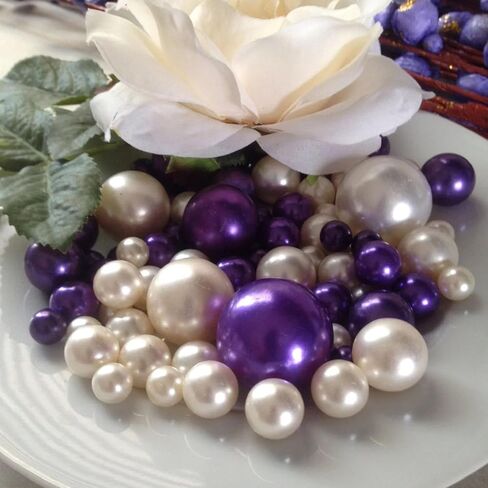 200PCS Green Floating Pearls, Green Marbles for Vases, Floating Beads for Centerpiece Vases, Vase Filler Faux Pearls, No Holes Filler Beads for Party Wedding Decor, 10/14/20/30mm in Saudi Arabia