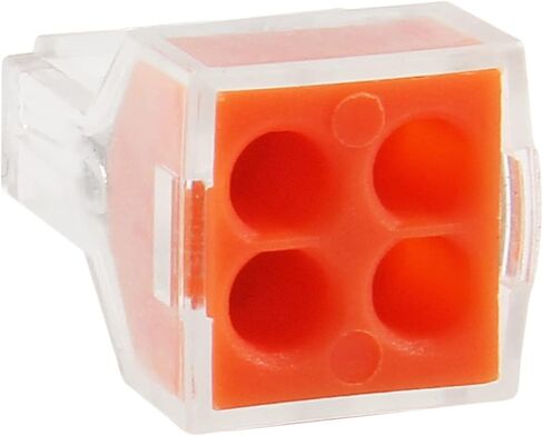 20pcs Push-in Wire Connecters 6 Port, Wire Quick Connection Terminal, 18-12 AWG / 0.75-2.5mm² in Saudi Arabia