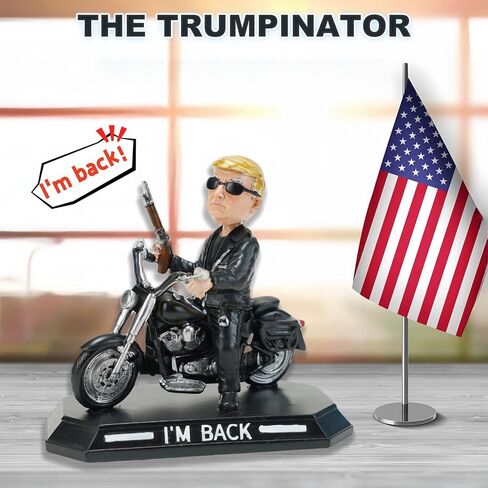 بضائع دونالد ترامب لعام 2024، ترقية Trumpinator Bobblehead: لقد عدت! ترامب بوبلهيد، هدايا دونالد ترامب لمؤيدي ترامب والأمريكيين الوطنيين in Kuwait