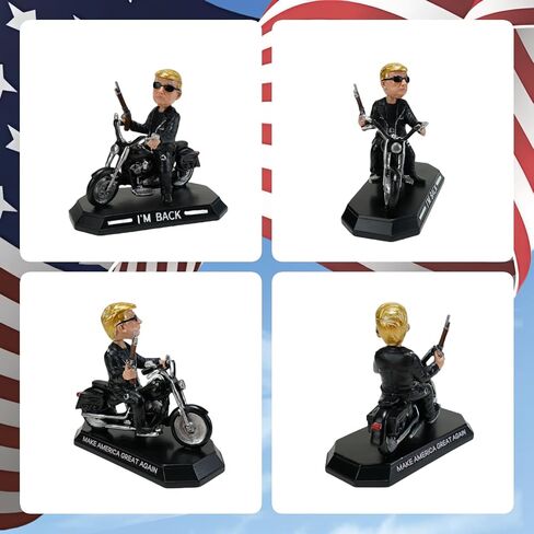 بضائع دونالد ترامب لعام 2024، ترقية Trumpinator Bobblehead: لقد عدت! ترامب بوبلهيد، هدايا دونالد ترامب لمؤيدي ترامب والأمريكيين الوطنيين in Kuwait