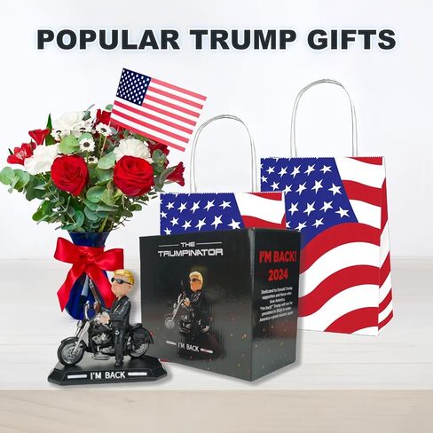 بضائع دونالد ترامب لعام 2024، ترقية Trumpinator Bobblehead: لقد عدت! ترامب بوبلهيد، هدايا دونالد ترامب لمؤيدي ترامب والأمريكيين الوطنيين in Kuwait