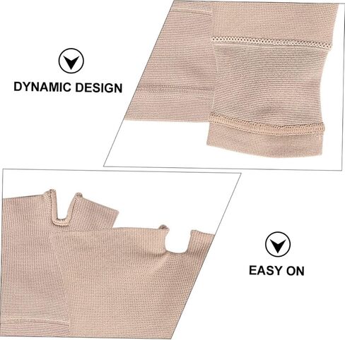 1 Pair Pressure Hand Gloves Thumb Splints Hand Support Sleeves Support Gloves Band Splint Compression Strap Guard Nylon 80% in Saudi Arabia