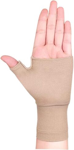 1 Pair Pressure Hand Gloves Thumb Splints Hand Support Sleeves Support Gloves Band Splint Compression Strap Guard Nylon 80% in Saudi Arabia