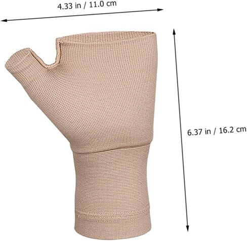 1 Pair Pressure Hand Gloves Thumb Splints Hand Support Sleeves Support Gloves Band Splint Compression Strap Guard Nylon 80% in Saudi Arabia