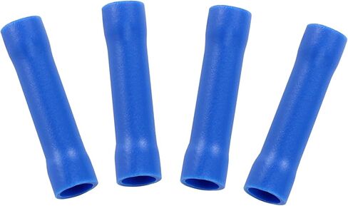 120pcs 16-14 AWG Butt Splice Connectors, Blue Butt Connectors Crimp Insulated Electrical Straight Wire Terminal Connectors in Saudi Arabia