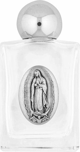 Glass Holy Water Bottle (Our Lady of Guadalupe) in Saudi Arabia