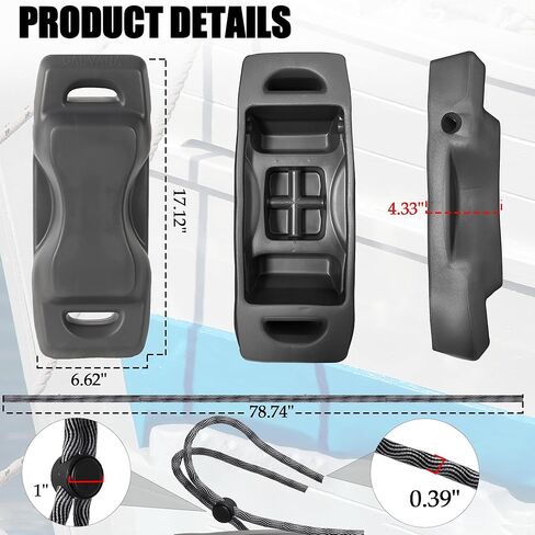 مصدات القوارب - تصميم مطور لتعزيز الحماية - سهولة التركيب ونظام قفل متكامل - مناسب لأنواع القوارب المختلفة - خدمة استثنائية لما بعد البيع in Kuwait
