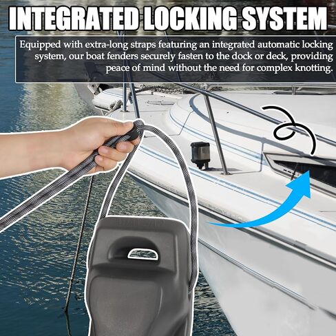 مصدات القوارب - تصميم مطور لتعزيز الحماية - سهولة التركيب ونظام قفل متكامل - مناسب لأنواع القوارب المختلفة - خدمة استثنائية لما بعد البيع in Kuwait