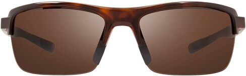 Revo Sunglasses Crux N: Polarized Lens Filters UV, Semi-Rimless Rectangle Wrap Frame in Saudi Arabia