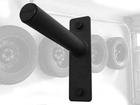 FH-4WH Flush Wheel hangers set - Wall mount tire rack alternative Grey in Saudi Arabia