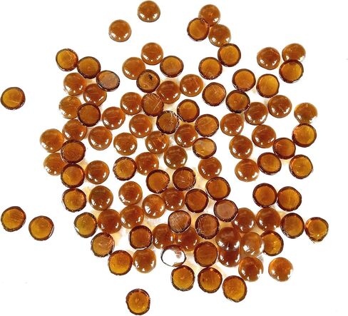Rastogi Handicrafts Centerpieces,Glass Gems for Vase Fillers,Wedding Decoration Pebbles One Side Flat 100 pcs (Blue) 12 mm in Saudi Arabia