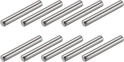 Dowel Pin (2x18mm) 100Pcs, 304 Stainless Steel Shelf Support Pegs Pin Fastener Elements - for Metal Devices, Furniture Installation, Industrial, DIY in Saudi Arabia
