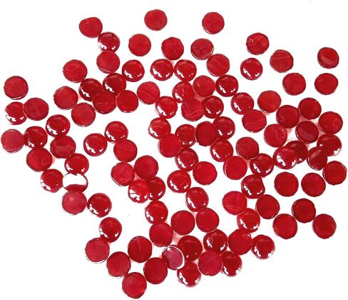 Rastogi Handicrafts Centerpieces,Glass Gems for Vase Fillers,Wedding Decoration Pebbles One Side Flat 100 pcs (Blue) 12 mm in Saudi Arabia