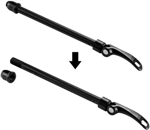 DONGKER Bicycle Wheel Fork Axle,0.04 * 0.47" Aluminum Alloy Quick Release Bicycle Thru Axle for MTB Road Mountain Bicycle in Saudi Arabia