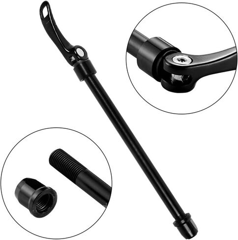DONGKER Bicycle Wheel Fork Axle,0.04 * 0.47" Aluminum Alloy Quick Release Bicycle Thru Axle for MTB Road Mountain Bicycle in Saudi Arabia