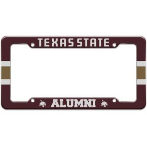 Texas State University Alumni License Plate Tag Frame