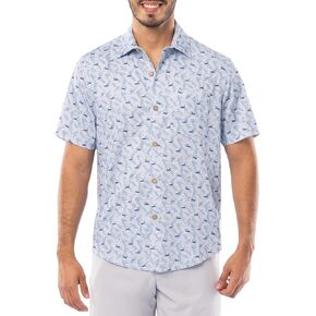 Guy Harvey Men’s Short Sleeve Button Down Resort Shirt