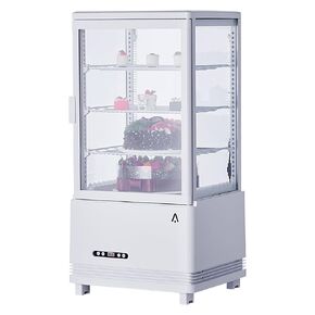 Litake Commercial Refrigerator Display Fridge, 2.4 Cu. FT Display Refrigerator Pastry Display Case, Single Door Cake Fridge Merchandiser Beverage Cooler Double-Layered Glass, Interior LED Lighting…
