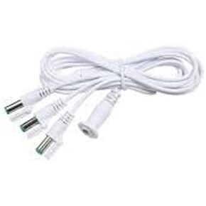 Lemax EXPANSION CABLE, TYPE-L to TYPE-U X 3, WHITE #44340