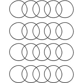 uxcell Nitrile Rubber O-Rings, 30mm OD 28mm ID 1mm Width, Metric Sealing Gasket, Pack of 20