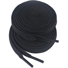 2 Pairs Double Layer Flat Casual Shoelaces, 120cm×8mm Sports Shoelaces, Shoelace Replacement Parts