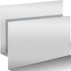 2 Pack 5052 Aluminum Sheet Metal 12" x 24" Aluminum Plate 1/8 Inch Thickness Rectangle Aluminum Metal Panels for Industry Crafting Handcraft DIY Projects