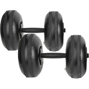 VGEBY Water Filled Dumbbell, Adjustable Dumbbells 8-10kg Arm Muscle Training Domestic Yoga Shaping for Exercise Fitness Weightlifting Training Power Training Products Water Filled Weights