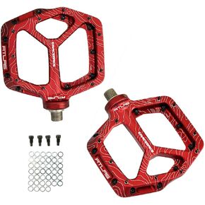 RaceFace Atlas Bike Platform Pedals, Red, RF2948, 114 mm x 101 mm