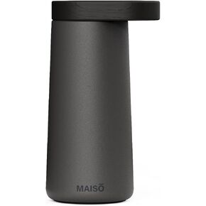 Dark Oak 9oz Bottle | Premium Insulated Stainless Steel | Cold 24hrs, Hot 12hrs | Designed For Your Home