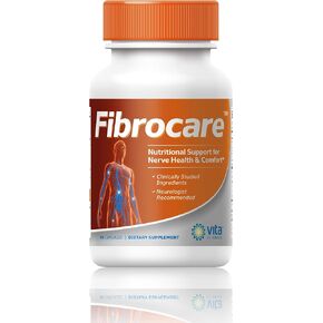 Vita Sciences FibroCare Fibromyalgia Supplement for Fast Repair Nerve Health. Natural R-ALA Form 40x Strength with Vitamins and Antioxidants to Renew and Revitalize Feet, Hands, Legs, and Toes. 60 Ct.