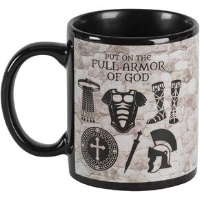 Armor Of God Black 11 Ounce Ceramic Mug