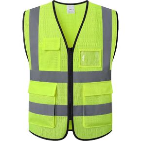 Reflective Safety Vest for Men Women Construction Vest Meet ANSI/ISEA Standard