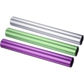PATIKIL Relay Track Batons Set, Aluminum Alloy Tube Field Running Race Stick for Outdoor Athletics Sport Game Tool