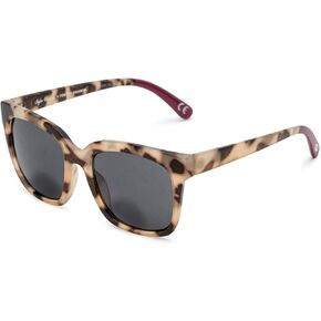 Sofia Vergara x Foster Grant Men's Sierra SunReaders Square Bifocal Reader Sunglasses, Berry Tortoise, 54 mm + 2.5