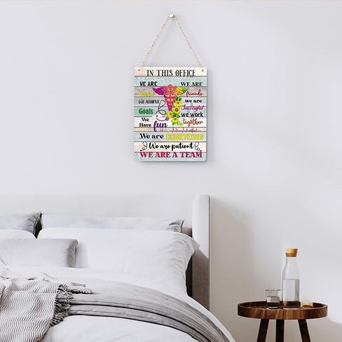 In This Office We Do Teamwork Motivational Quotes Office Decor Wall Art Office Wall Decor Teamwork Wooden Hanging Sign Office Decor Plaque Signs Inspirational Gift for Coworker 8x10 Inches in Saudi Arabia